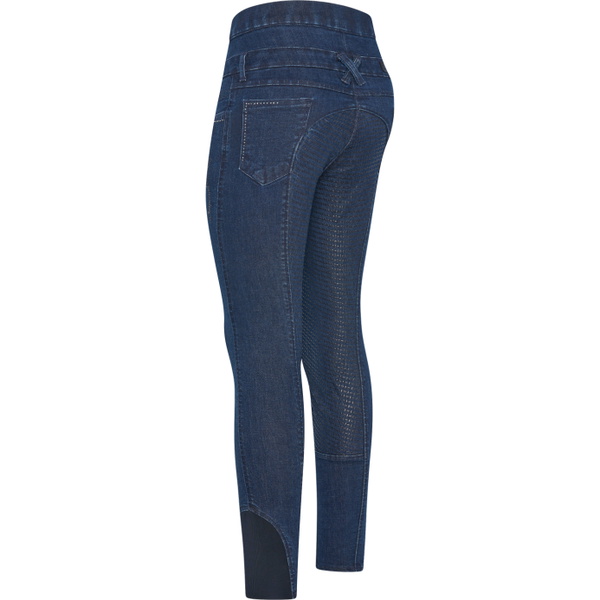 Imperial Riding Womens IRH Mae Capone denim SFS Riding breeches KL44322005 - Dark Grey Denim